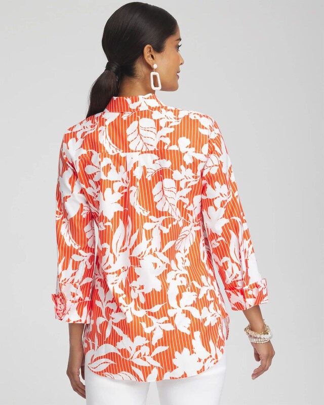 No Iron Stretch Orchid Shirt - image 3